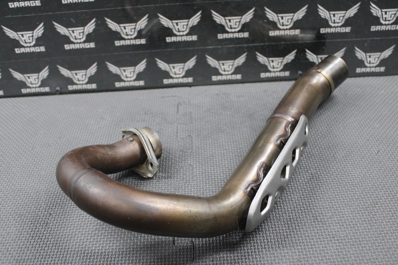 2020 SUZUKI 19 - 22 RMZ250 OEM EXHAUST PIPE CHAMBER HEADER HEAT SHIELD 14150 - 46K00 - hggarage