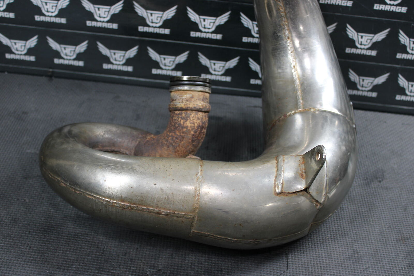 2004 SUZUKI RM250 PROCIRCUIT PLATINUM EXHAUST PIPE CHAMBER HEADER