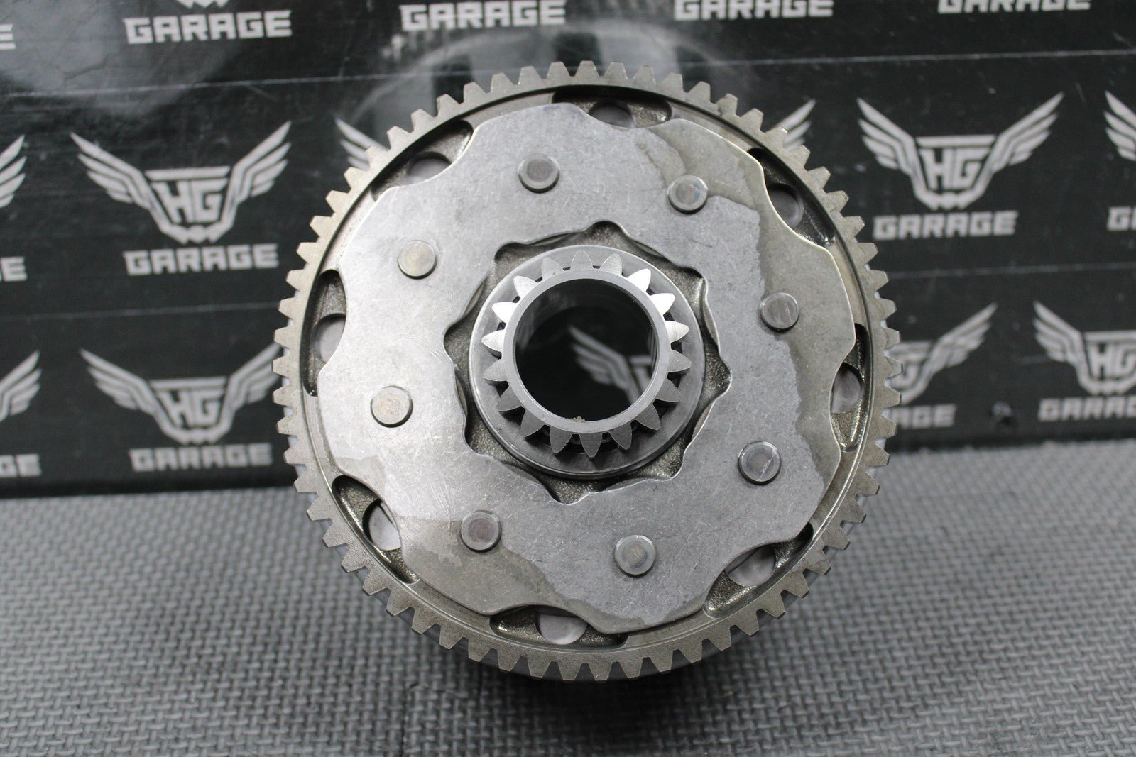 1988 87 - 89 HONDA CR250R OEM CLUTCH BASKET RING GEAR 22100 - KZ3 - 000 - hggarage