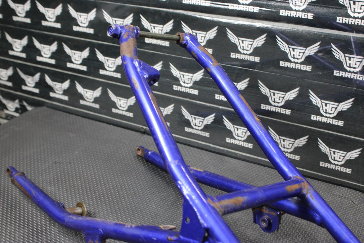 2007 02 - 07 YAMAHA YZ85 OEM REAR BACK SUB FRAME SUBFRAME SUPPORT 5PA - 21190 - 00 - P0 - hggarage