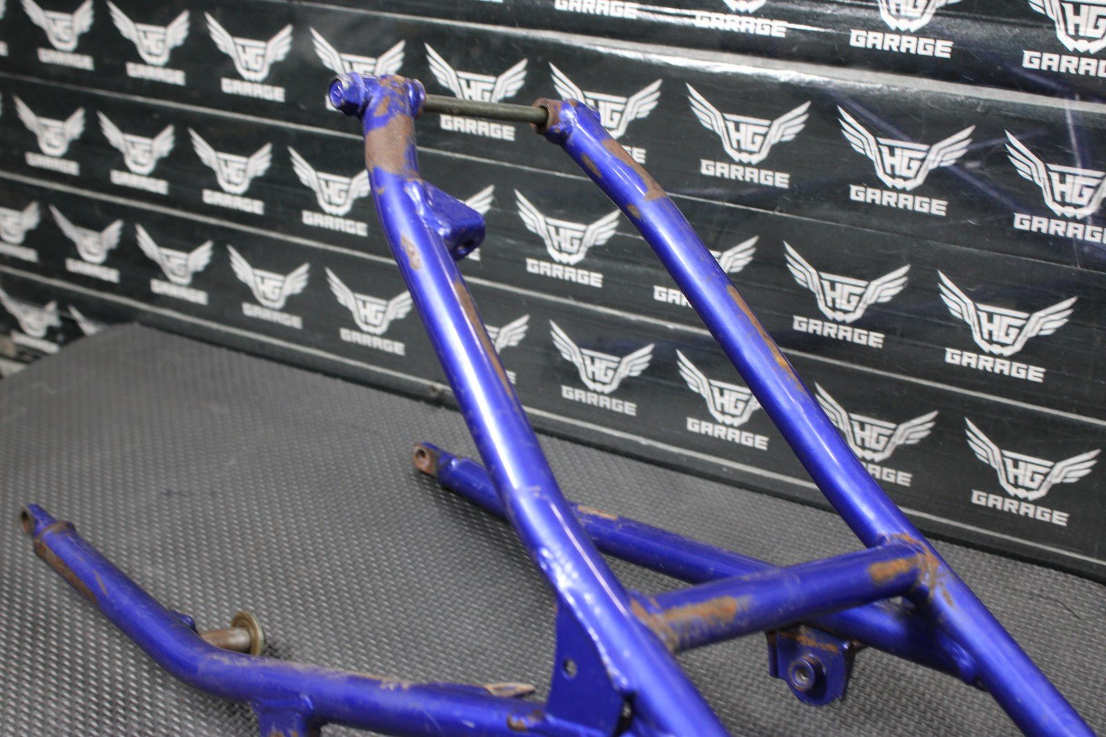 2007 02 - 07 YAMAHA YZ85 OEM REAR BACK SUB FRAME SUBFRAME SUPPORT 5PA - 21190 - 00 - P0 - hggarage