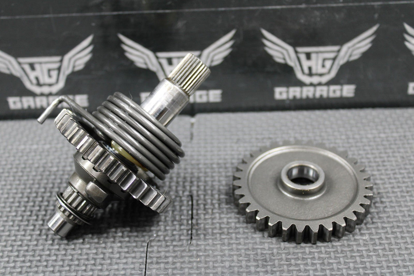 1993 88 - 93 KAWASAKI KX125 OEM KICKSTART KICK START SHAFT W IDLER GEAR 13066 - 1019 - hggarage