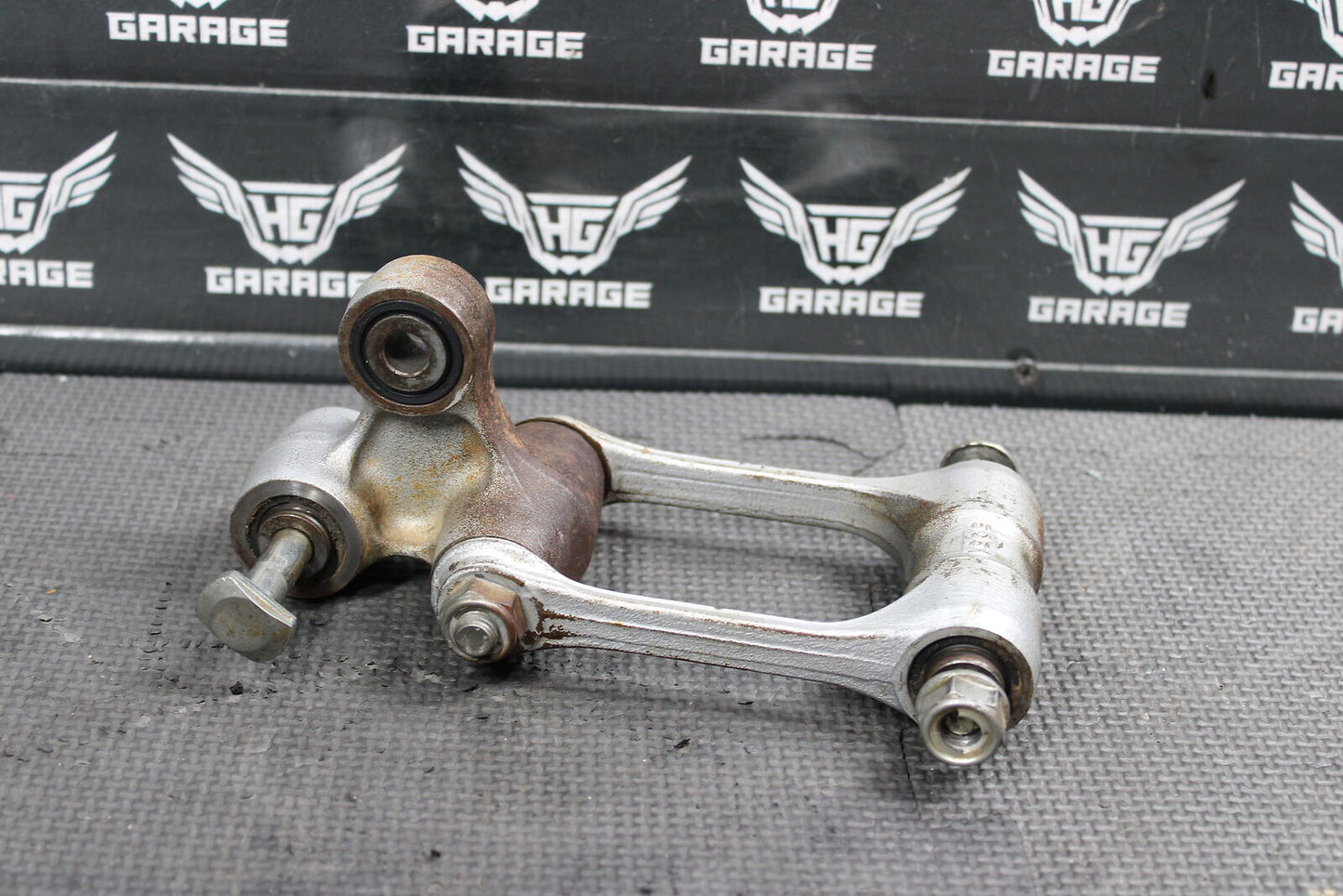 2009 HONDA CRF150RB CRF150R OEM REAR SHOCK LINKAGE LINKS ASSEMBLY