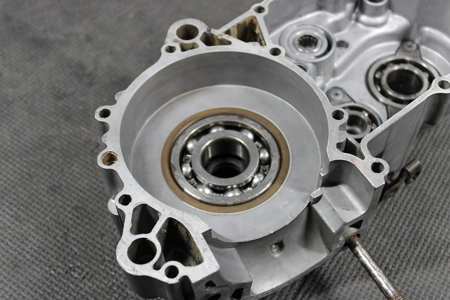 1991 Kawasaki KDX250 OEM L/R Engine Motor Crankcase Crank Cases Block Damaged - hggarage