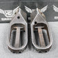2001 95 - 01 HONDA CR500R RIGHT LEFT OVERSIZE FOOTPEGS FOOT PEGS PEDALS HEAVY DUTY - hggarage