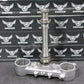 1998 HONDA CR125R OEM FRONT FORKS CLAMP LOWER TRIPLE TREE STEM 53219 - KZ4 - J00 - hggarage