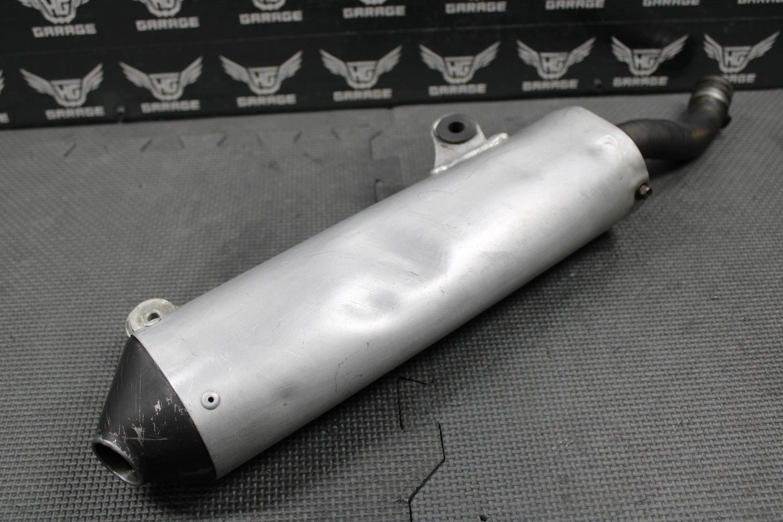 2003 2004 HONDA CR250R OEM MUFFLER EXHAUST SILENCER SLIP ON PIPE 18330 - KZ3 - L30 - hggarage