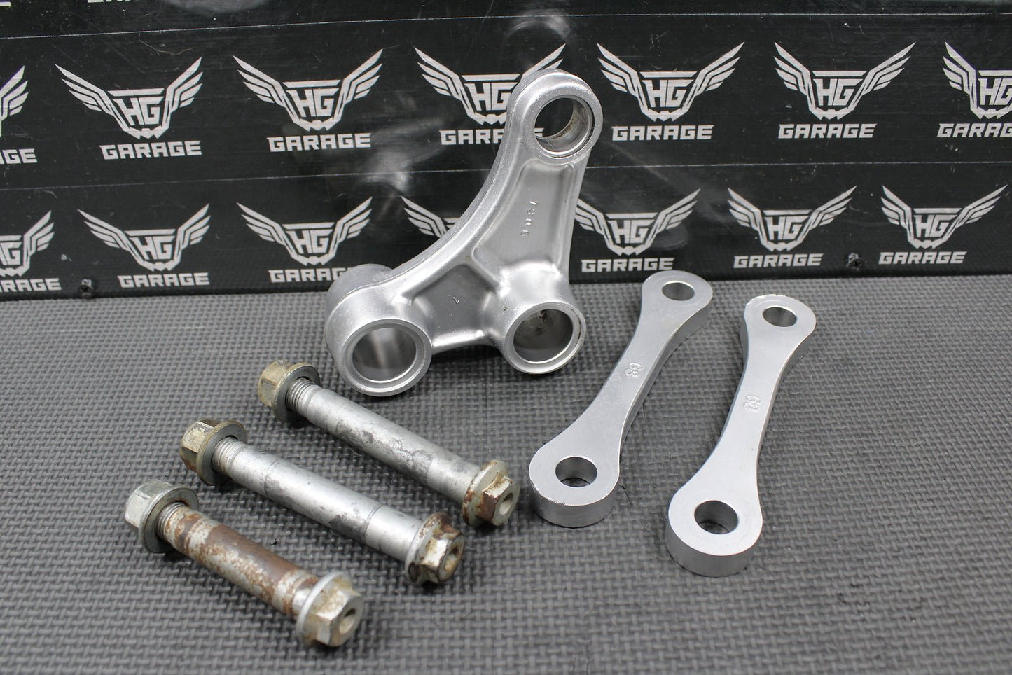 2003 KAWASAKI KX250 OEM REAR SHOCK SWINGARM LINKAGE LINKS UNI TRAK 39007 - 1306 - hggarage