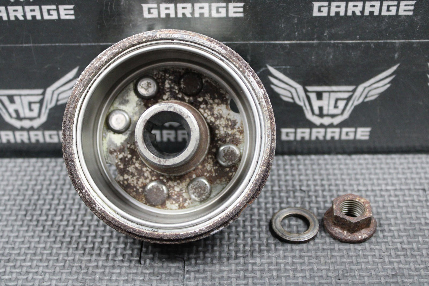 1988 HONDA CR125R OEM STATOR MAGNETO ROTOR FLYWHEEL 31110 - KS6 - 831 GOOD! - hggarage