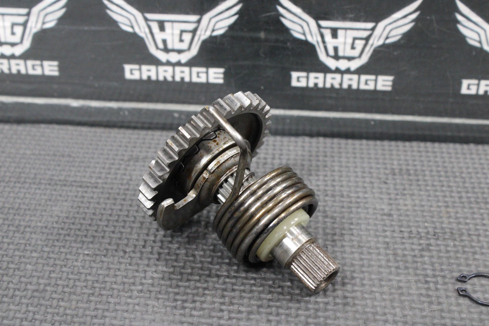 2014 KAWASAKI KX100 KX85 OEM KICKSTART KICK START SHAFT W IDLER GEAR - hggarage