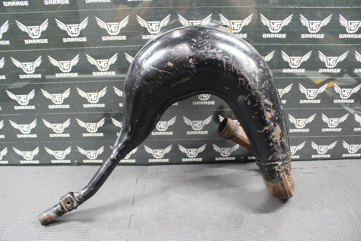 2001 97 - 01 YAMAHA YZ80 OEM EXHAUST PIPE CHAMBER HEADER 4ES - 14610 - 10 - 00 - hggarage