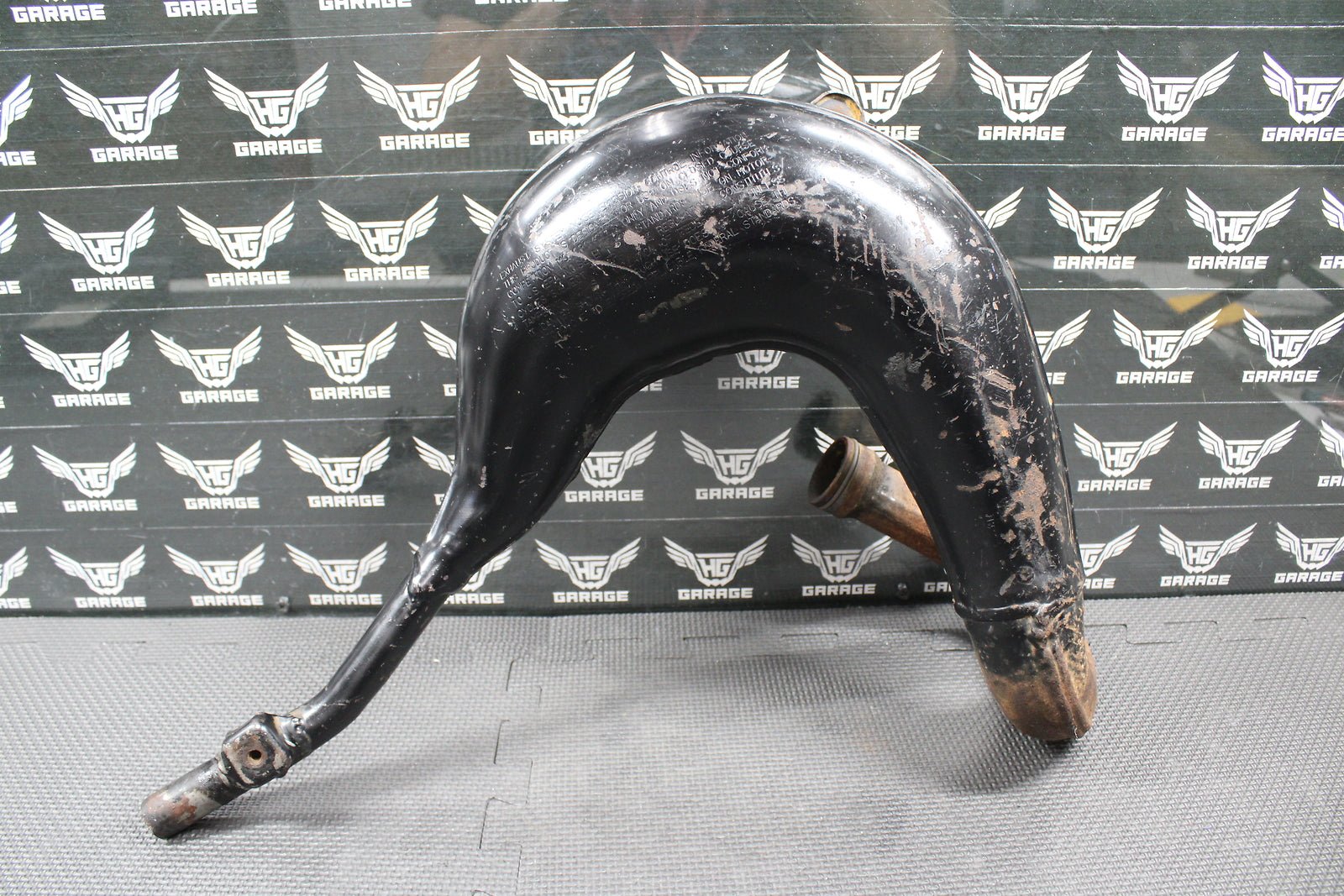 2001 97 - 01 YAMAHA YZ80 OEM EXHAUST PIPE CHAMBER HEADER 4ES - 14610 - 10 - 00 - hggarage