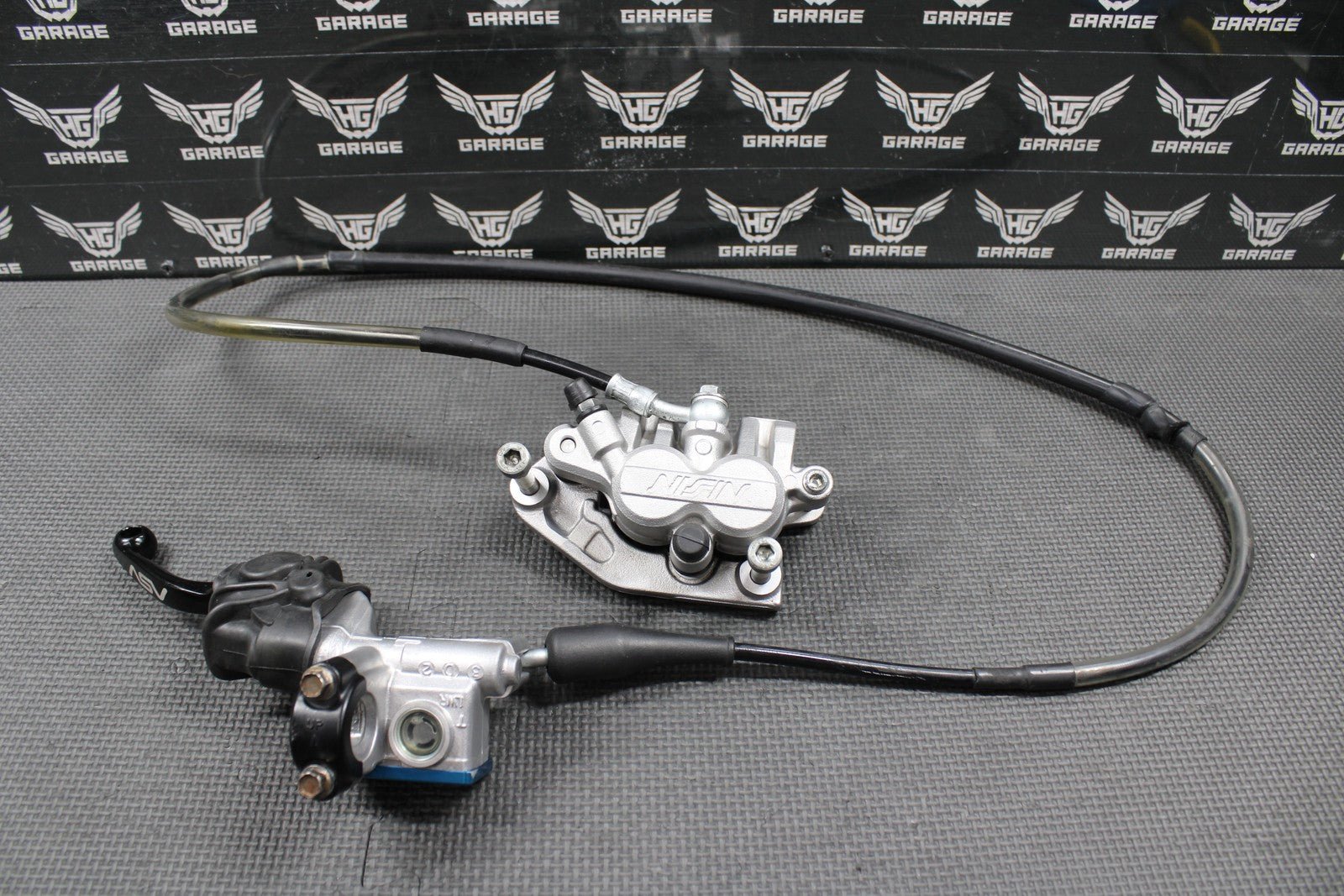 2014 KAWASAKI 13 - 14 KX250F KX450F OEM FRONT BRAKE CALIPER MASTER CYLINDER ASV - hggarage