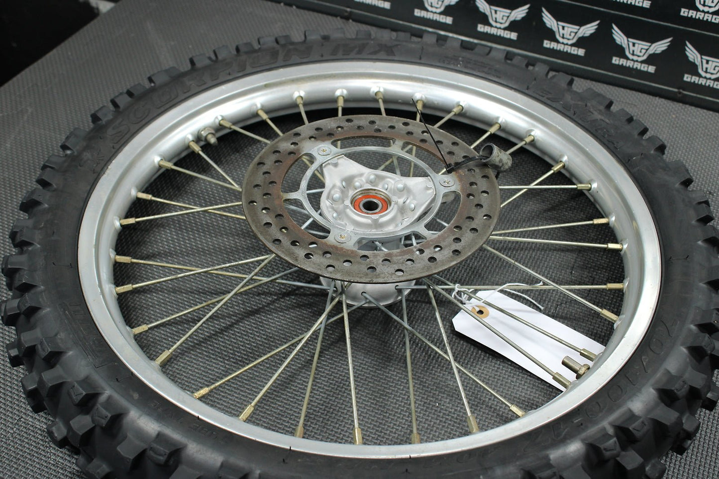 1993 Honda CR80R OEM 17x1.40 Front Wheel Rim 44601 - GC4 - 600 44701 - GC4 - 601 - hggarage