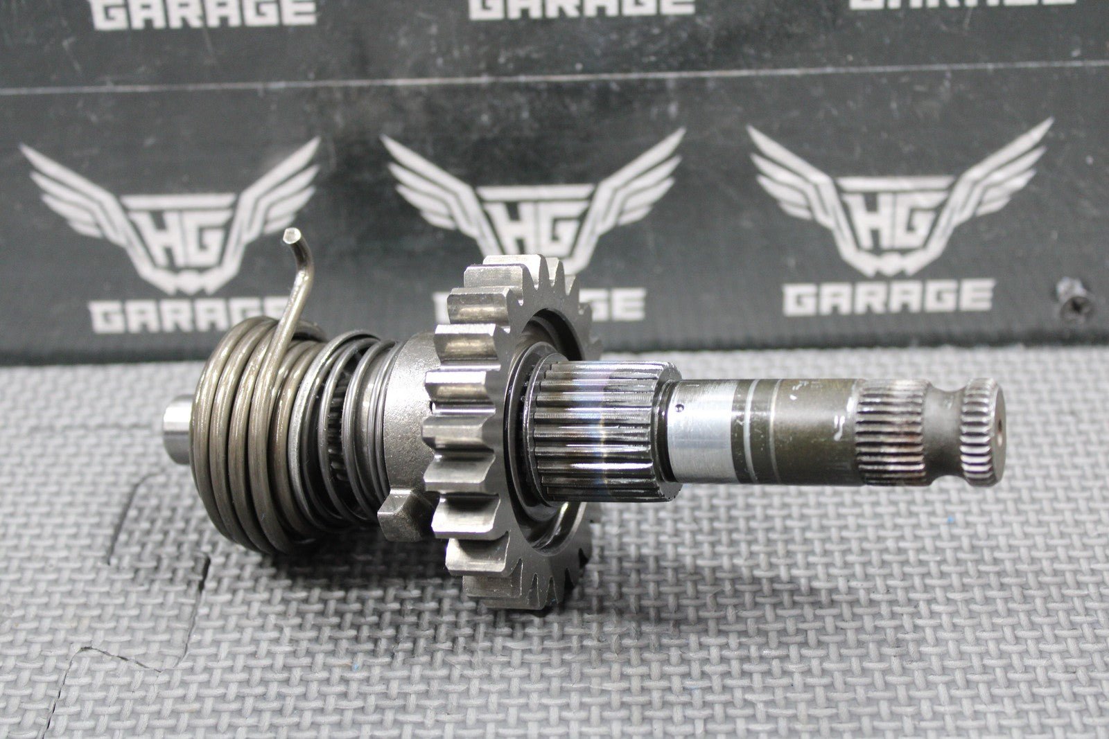 1991 HONDA 88 - 95 XR250R OEM KICKSTART KICK START SHAFT SPINDLE GEAR RATCHET NICE - hggarage