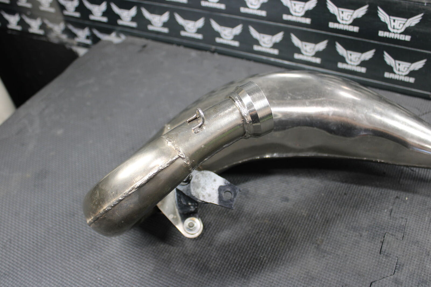 2003 KAWASAKI KX125 FMF FATTY EXHAUST PIPE CHAMBER HEADER 18120-0001