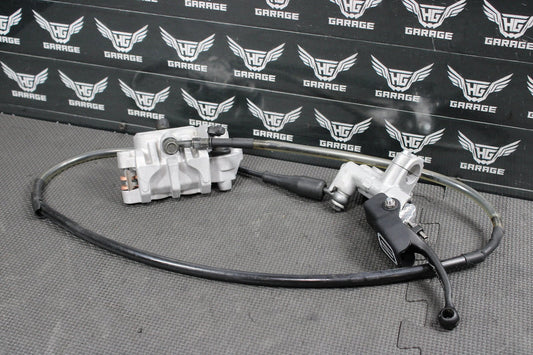 2009 Kawasaki KX250F OEM Nissin Front Brake Caliper Master Cylinder Complete - hggarage