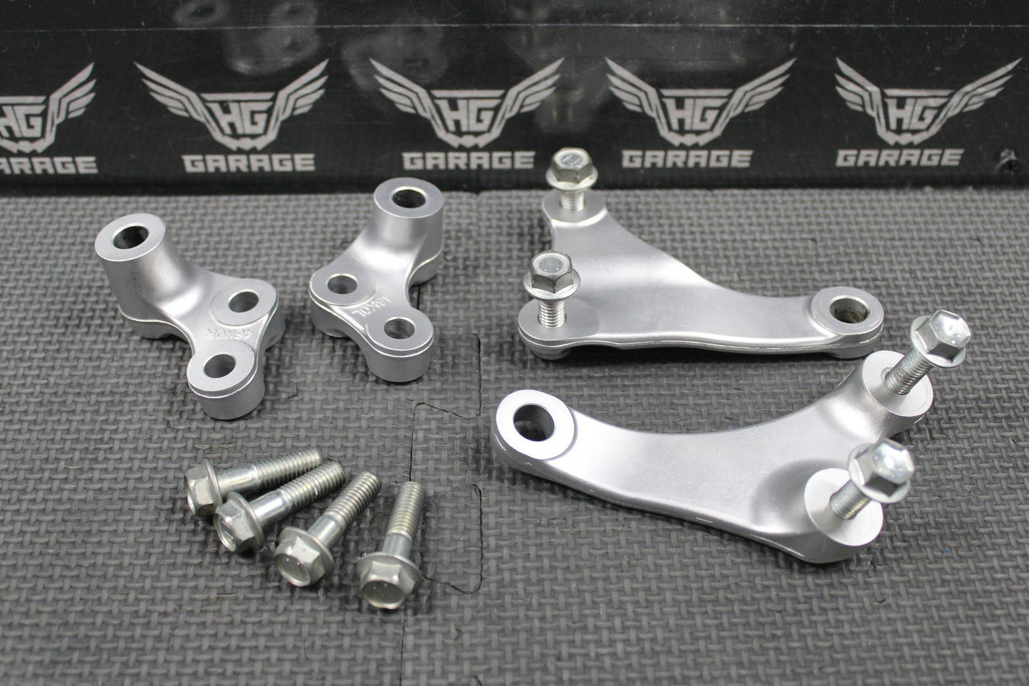 2019 SUZUKI 19 - 25 RMZ250 OEM ENGINE MOTOR MOUNT STAY HANGER BRACKETS UPPER LOWER - hggarage