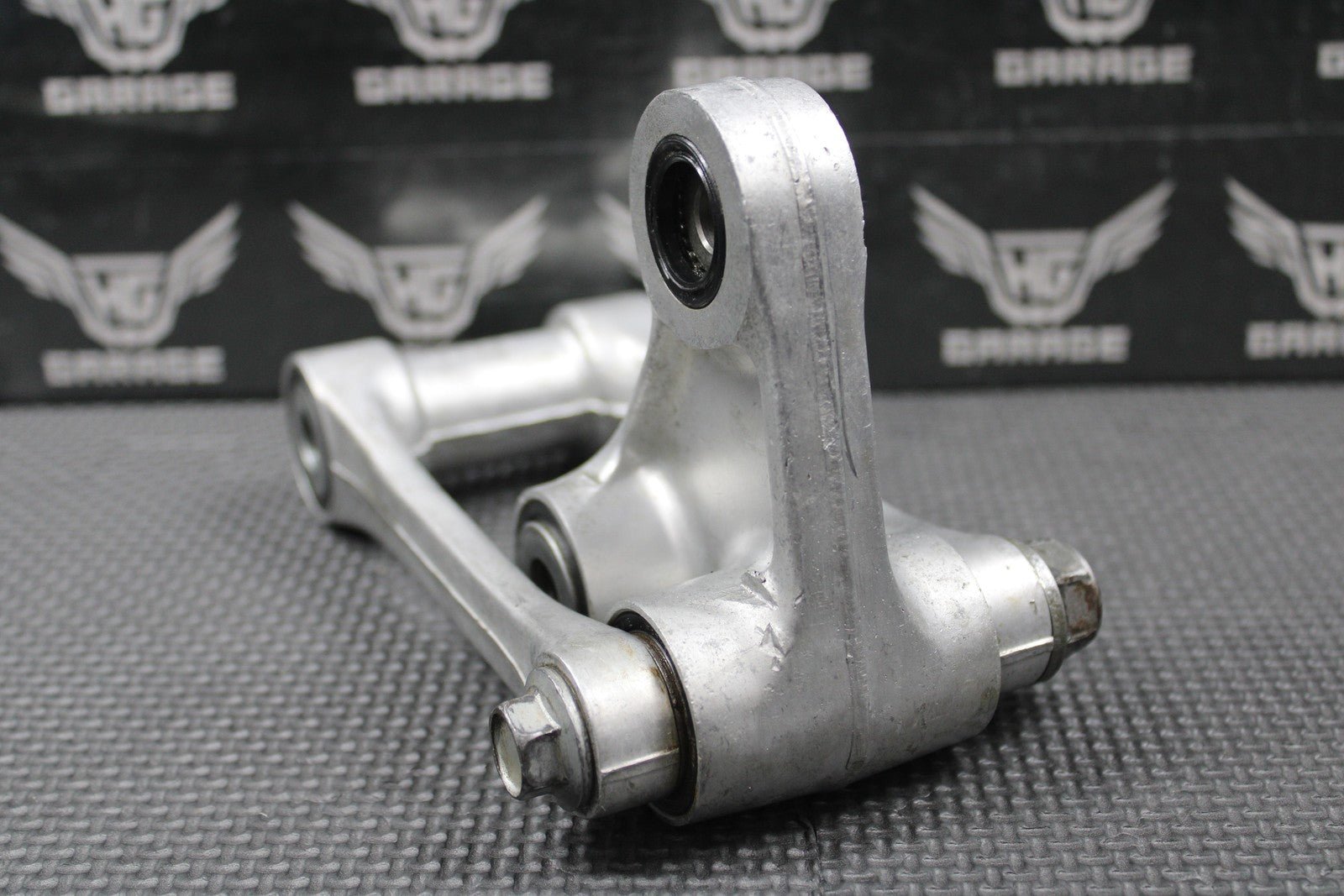 2000 2001 HONDA CR125R CR250R OEM REAR SHOCK LINKAGE ARM ROD GOOD BEARINGS! - hggarage