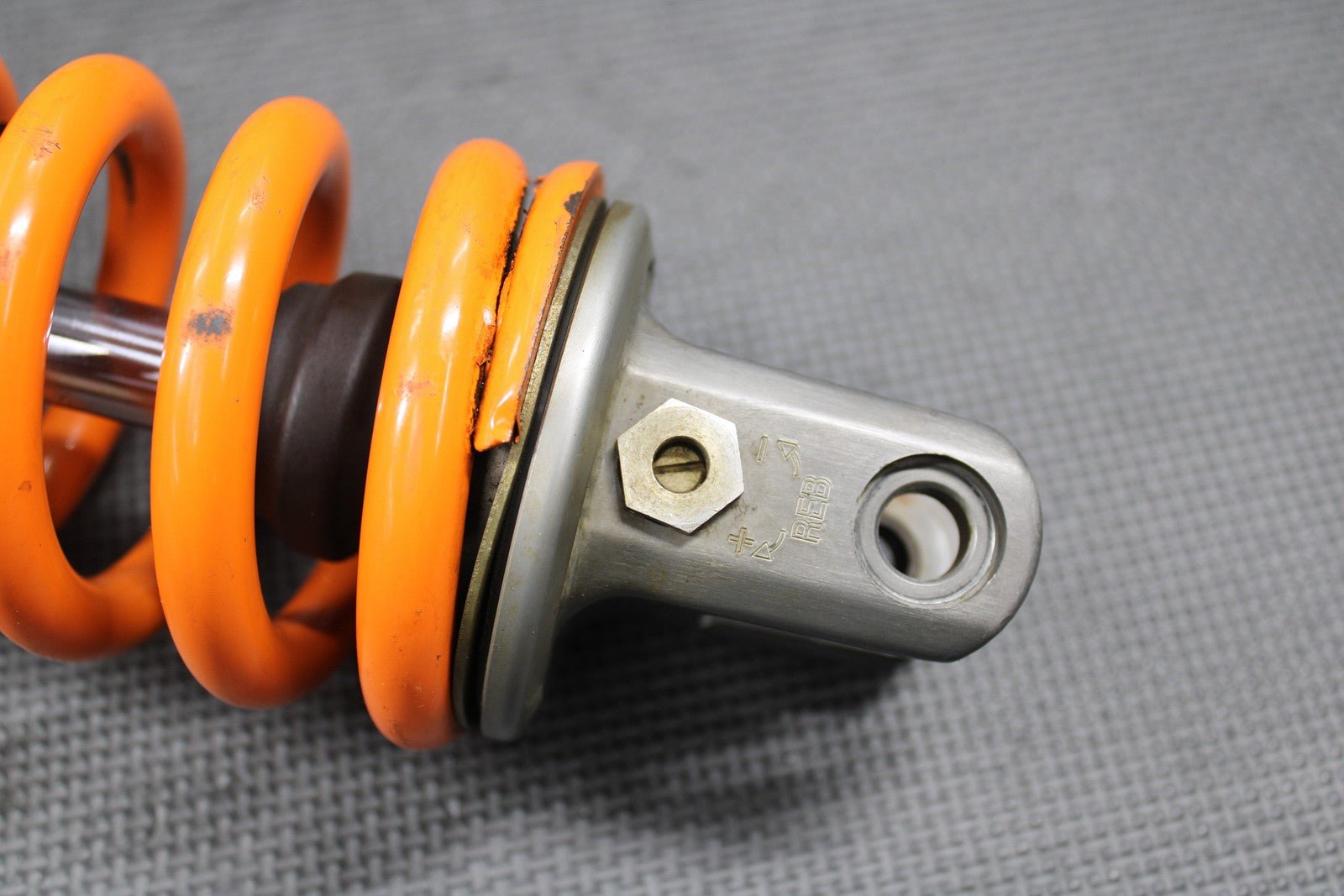 2004 KTM 125 200 SX OEM WP PDS REAR BACK SHOCK ABSORBER SUSPENSION 1218Y767 GOOD - hggarage