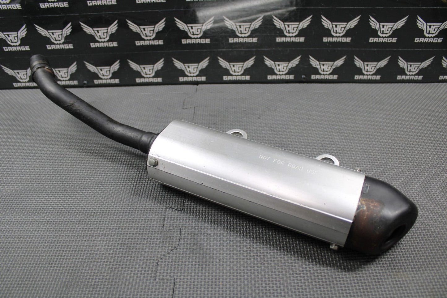 2003 03 - 05 KAWASAKI KX125 OEM MUFFLER EXHAUST SILENCER SLIP ON PIPE 18100 - 0003 - hggarage