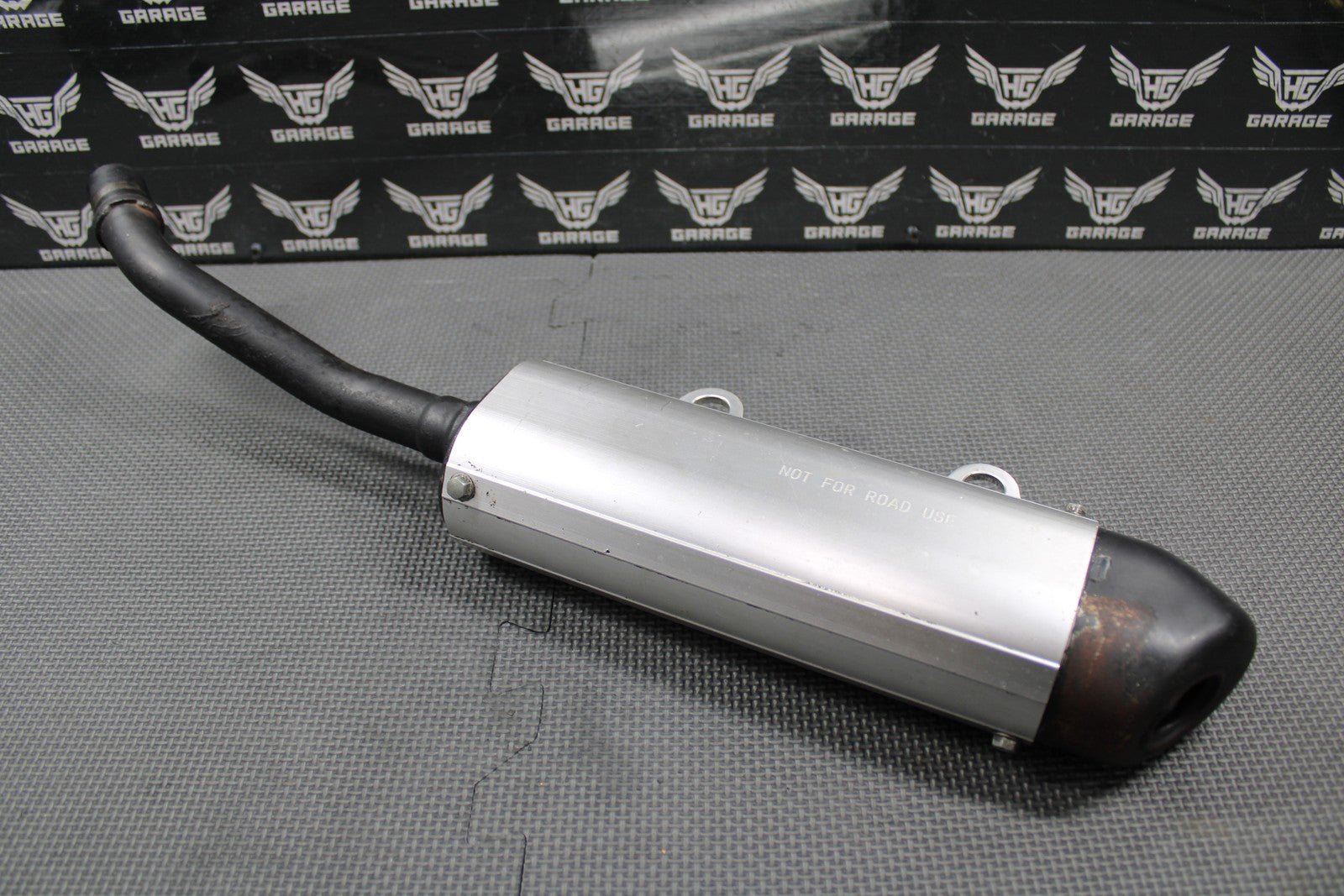 2003 03 - 05 KAWASAKI KX125 OEM MUFFLER EXHAUST SILENCER SLIP ON PIPE 18100 - 0003 - hggarage