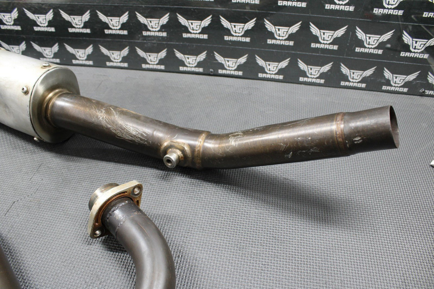 2009 YAMAHA YZ450F DR. D MUFFLER EXHAUST SILENCER SLIP ON PIPE HEADER SYSTEM - hggarage