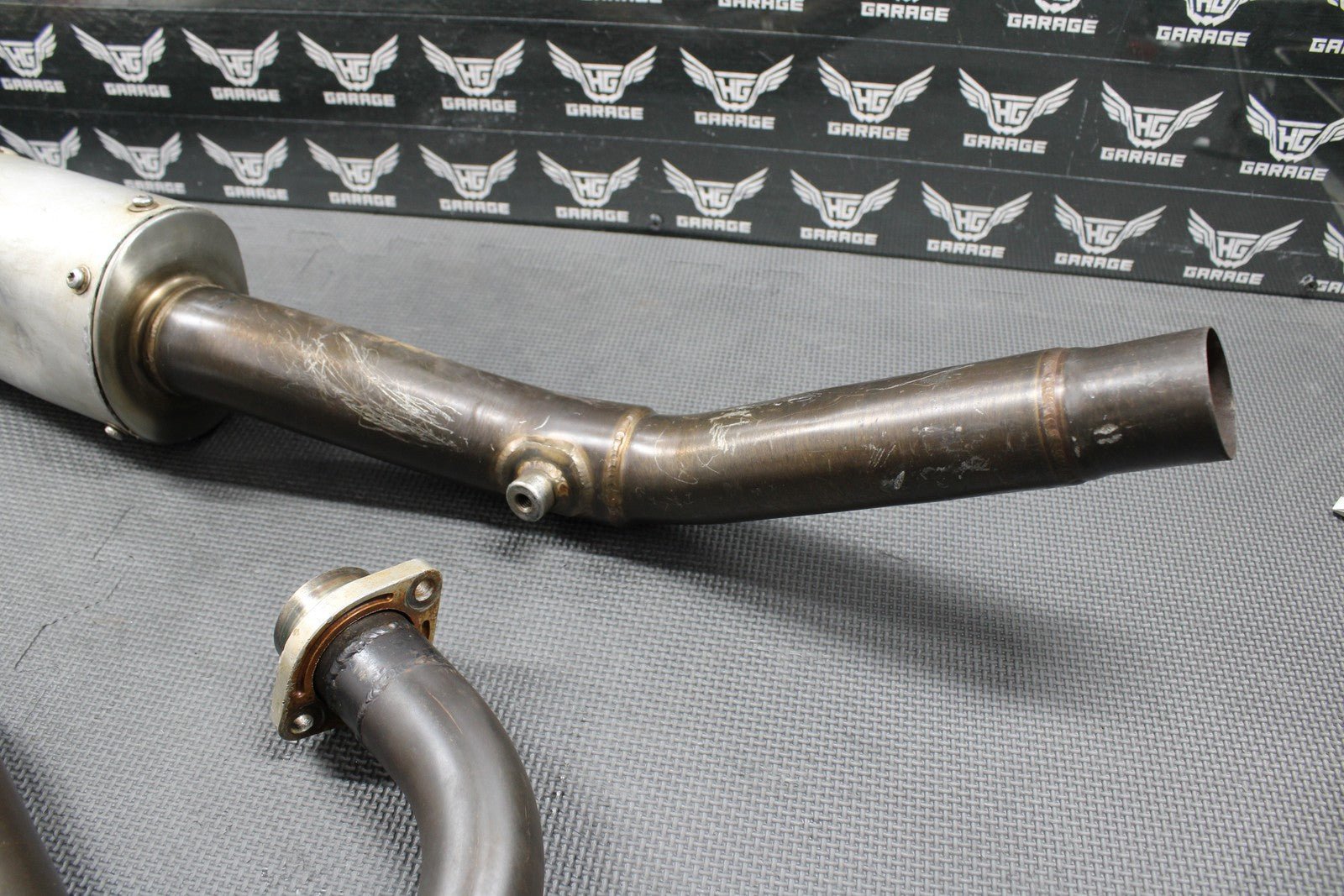2009 YAMAHA YZ450F DR. D MUFFLER EXHAUST SILENCER SLIP ON PIPE HEADER SYSTEM - hggarage