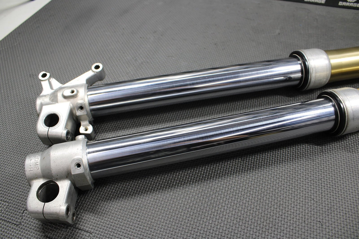 2004 04 - 07 HONDA CR125R OEM 46MM RIGHT LEFT FRONT SUSPENSION FORKS SHOCKS NICE! - hggarage