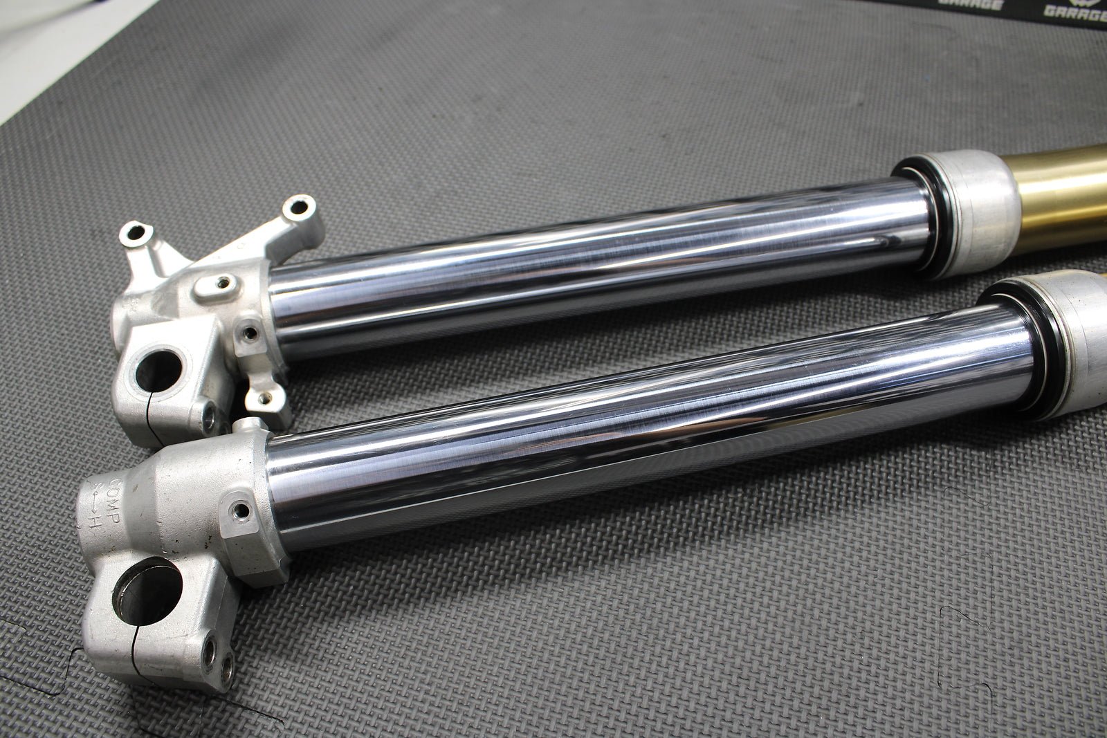 2004 04 - 07 HONDA CR125R OEM 46MM RIGHT LEFT FRONT SUSPENSION FORKS SHOCKS NICE! - hggarage
