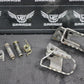 2000 Yamaha TTR125 TTR125E TTR125L TTR125LE OEM Foot Pegs Pedals Frame Stand - hggarage