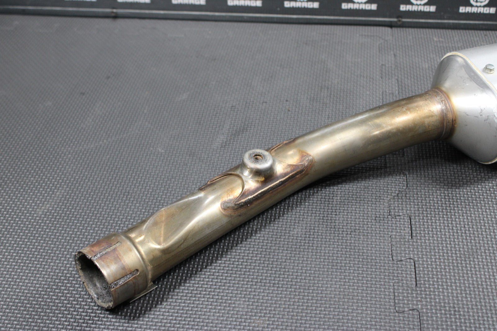 2012 KAWASAKI KX250F OEM MUFFLER EXHAUST SILENCER SLIP ON PIPE PIPE - hggarage