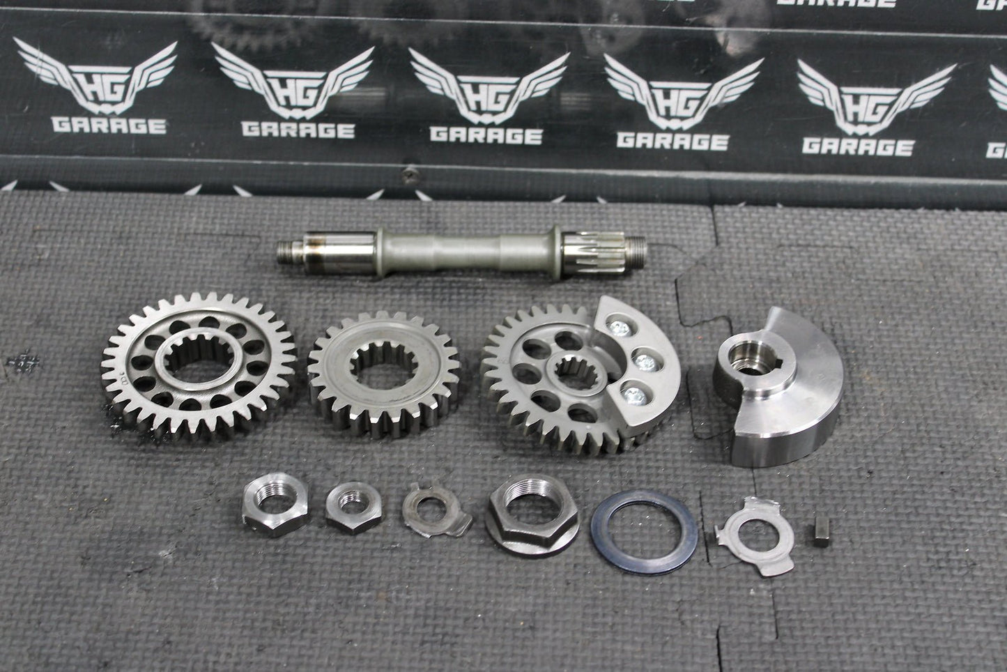 2006 YAMAHA WR450F 06 - 09 YZ450F OEM CRANKSHAFT COUNTER BALANCER SHAFT GEARS - hggarage