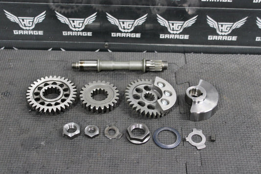 2006 YAMAHA WR450F 06 - 09 YZ450F OEM CRANKSHAFT COUNTER BALANCER SHAFT GEARS - hggarage