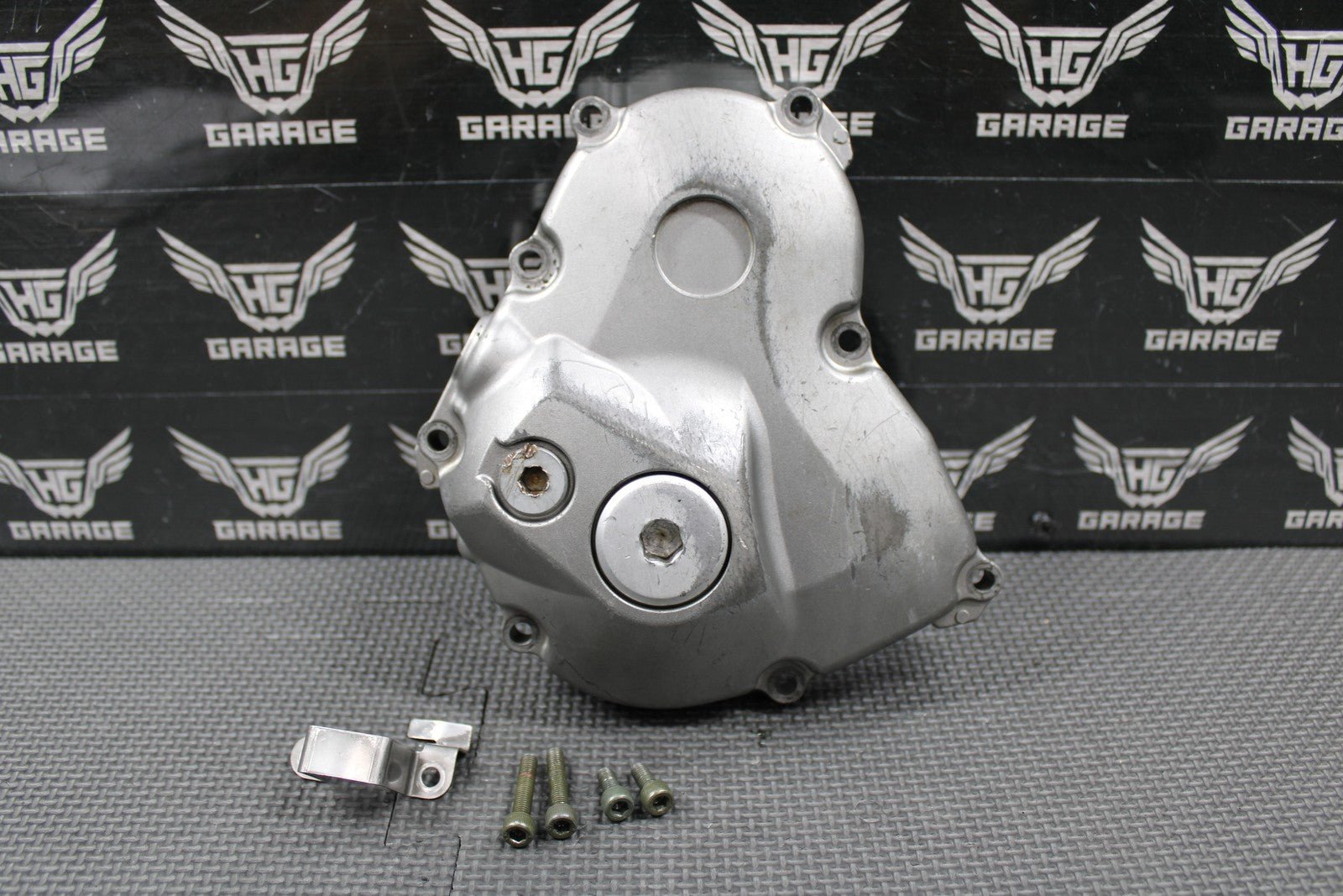2006 SUZUKI 06 - 07 RMZ450 OEM LEFT STATOR GENERATOR MAGNETO COVER 11351 - 35G20 - hggarage