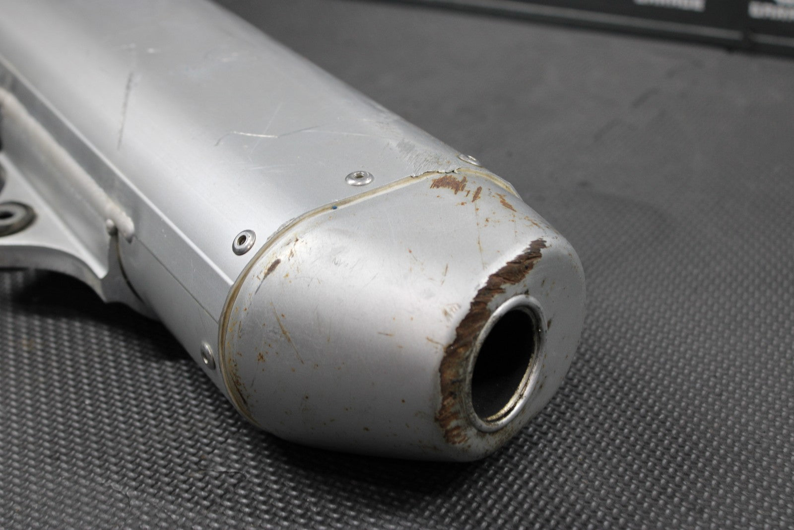2012 KAWASAKI KX250F OEM MUFFLER EXHAUST SILENCER SLIP ON PIPE PIPE - hggarage