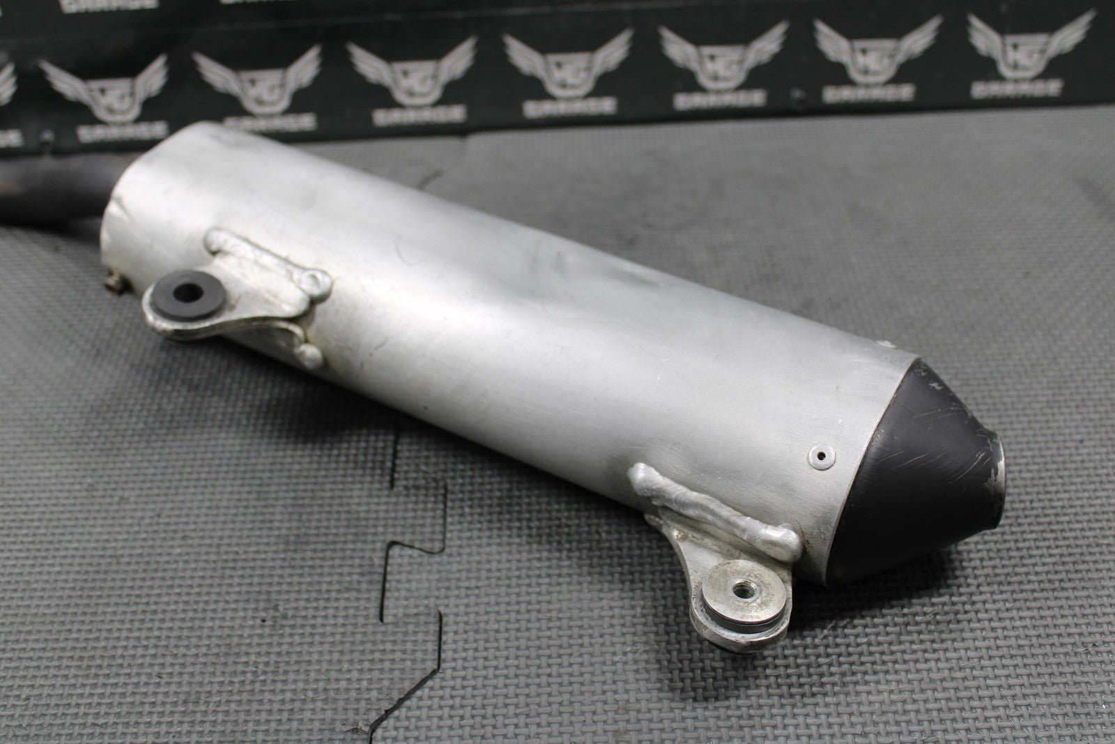 2003 2004 HONDA CR250R OEM MUFFLER EXHAUST SILENCER SLIP ON PIPE 18330 - KZ3 - L30 - hggarage
