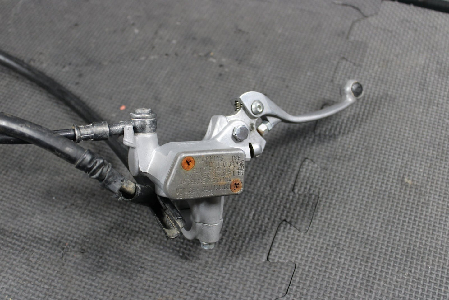 2011 Yamaha YZ125 OEM Nissin Front Brake Caliper Master Cylinder Assembly - hggarage