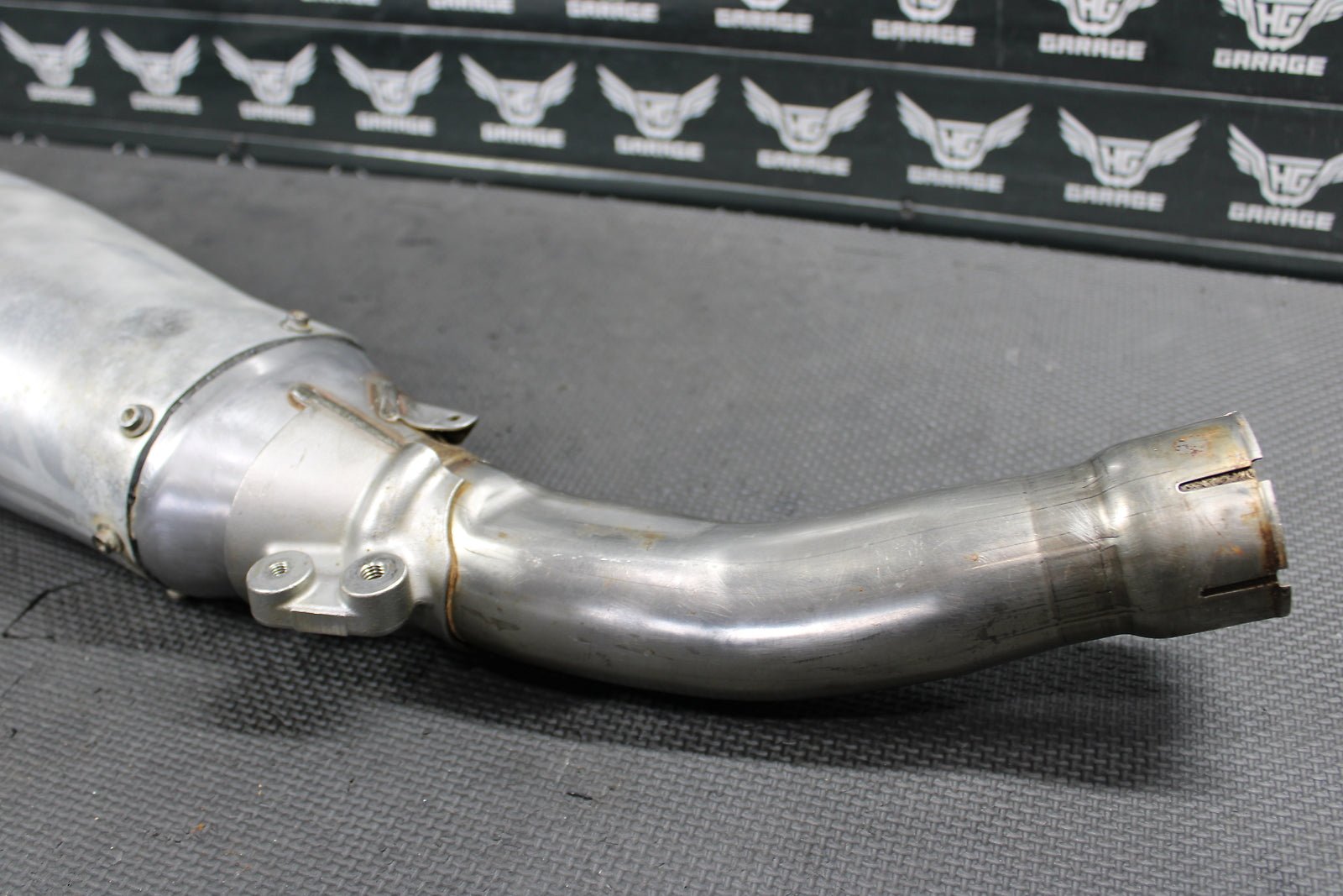 2015 YAMAHA YZ250FX OEM MUFFLER EXHAUST SILENCER SLIP ON PIPE 1SM - 14750 - 10 - 00 - hggarage