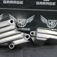1986 KAWASAKI KDX200 OEM ENGINE POWER VALVE EXHAUST VALVE W CYLINDER COVERS - hggarage