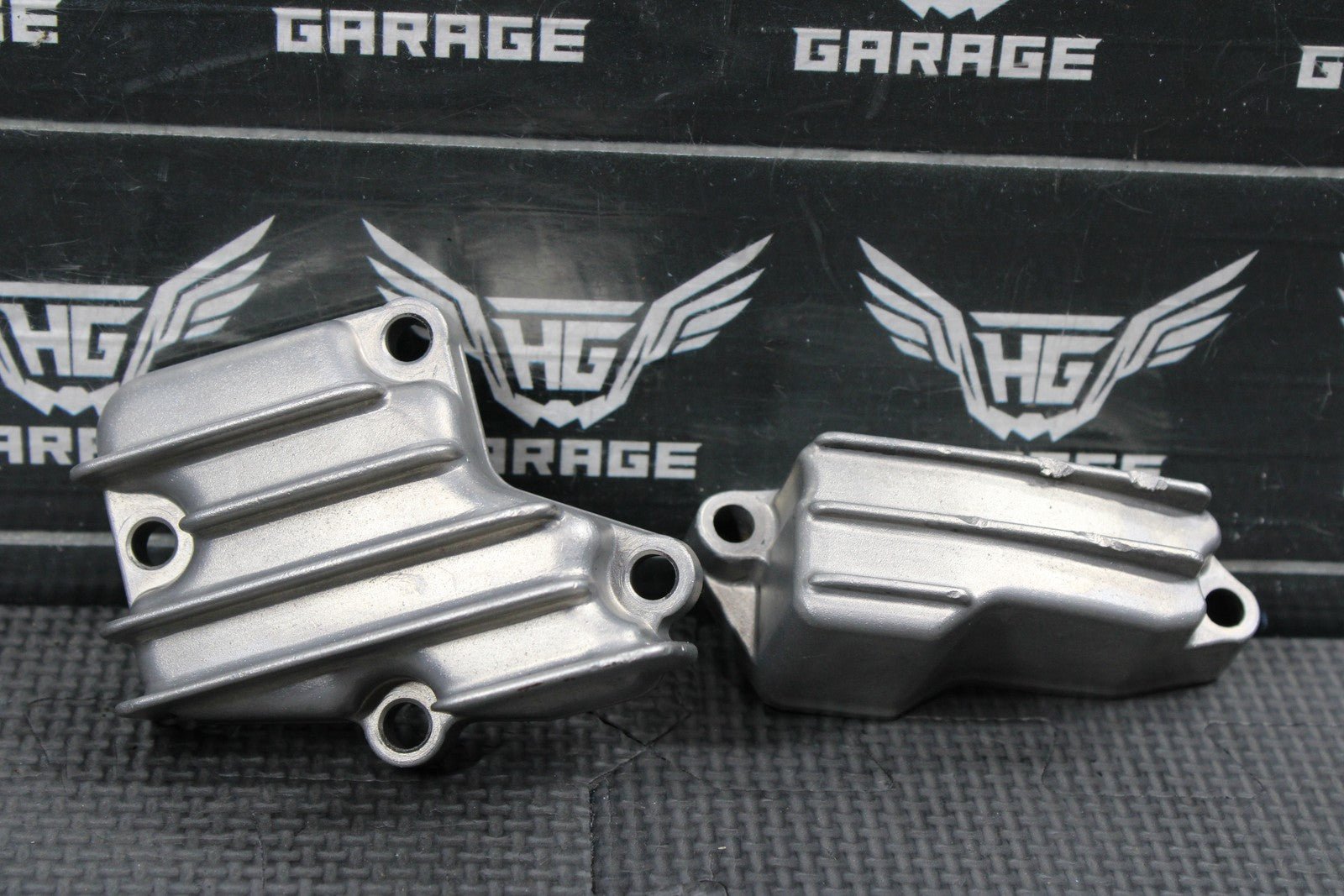 1986 KAWASAKI KDX200 OEM ENGINE POWER VALVE EXHAUST VALVE W CYLINDER COVERS - hggarage