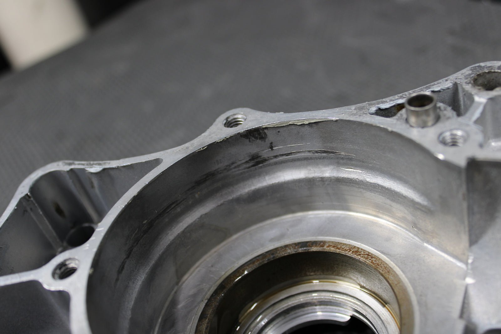 2016 KAWASAKI KX85 OEM LEFT RIGHT ENGINE MOTOR CRANKCASE CRANK - hggarage