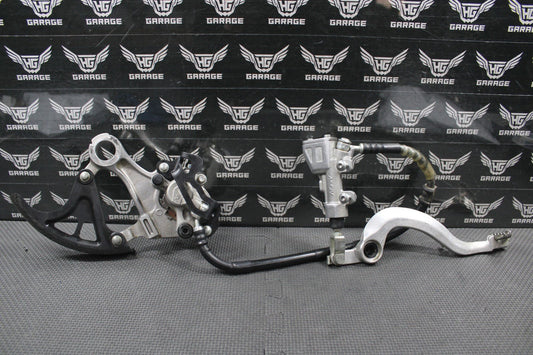 2019 SUZUKI 19 - 25 RMZ250 OEM REAR BACK BRAKE CALIPER MASTER CYLINDER LEVER GOOD! - hggarage