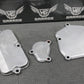2003 SUZUKI 03 - 06 RM250 OEM EXHAUST POWER VALVE CYLINDER SIDE COVERS COVER SET - hggarage