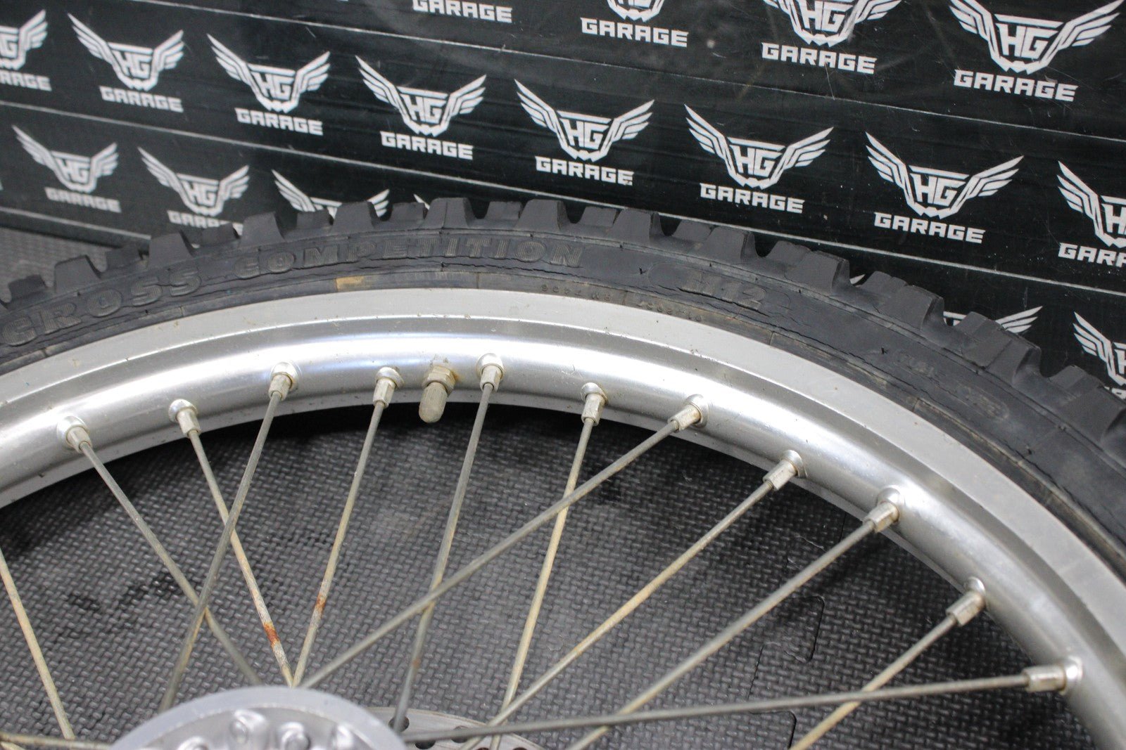 2002 YAMAHA YZ125 YZ250 OEM FRONT WHEEL RIM HUB WHEEL SPOKES 5NY - 25111 - 00 - 00 - hggarage