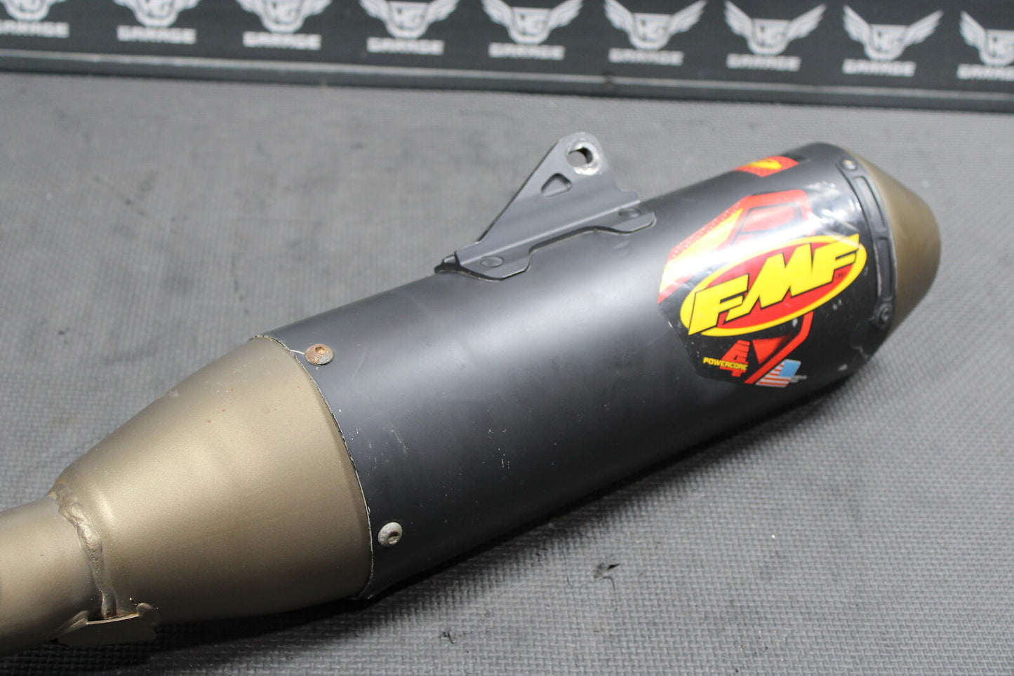 2009 YAMAHA YZ250F FMF POWERCORE 4  MUFFLER EXHAUST SILENCER SLIP ON PIPE