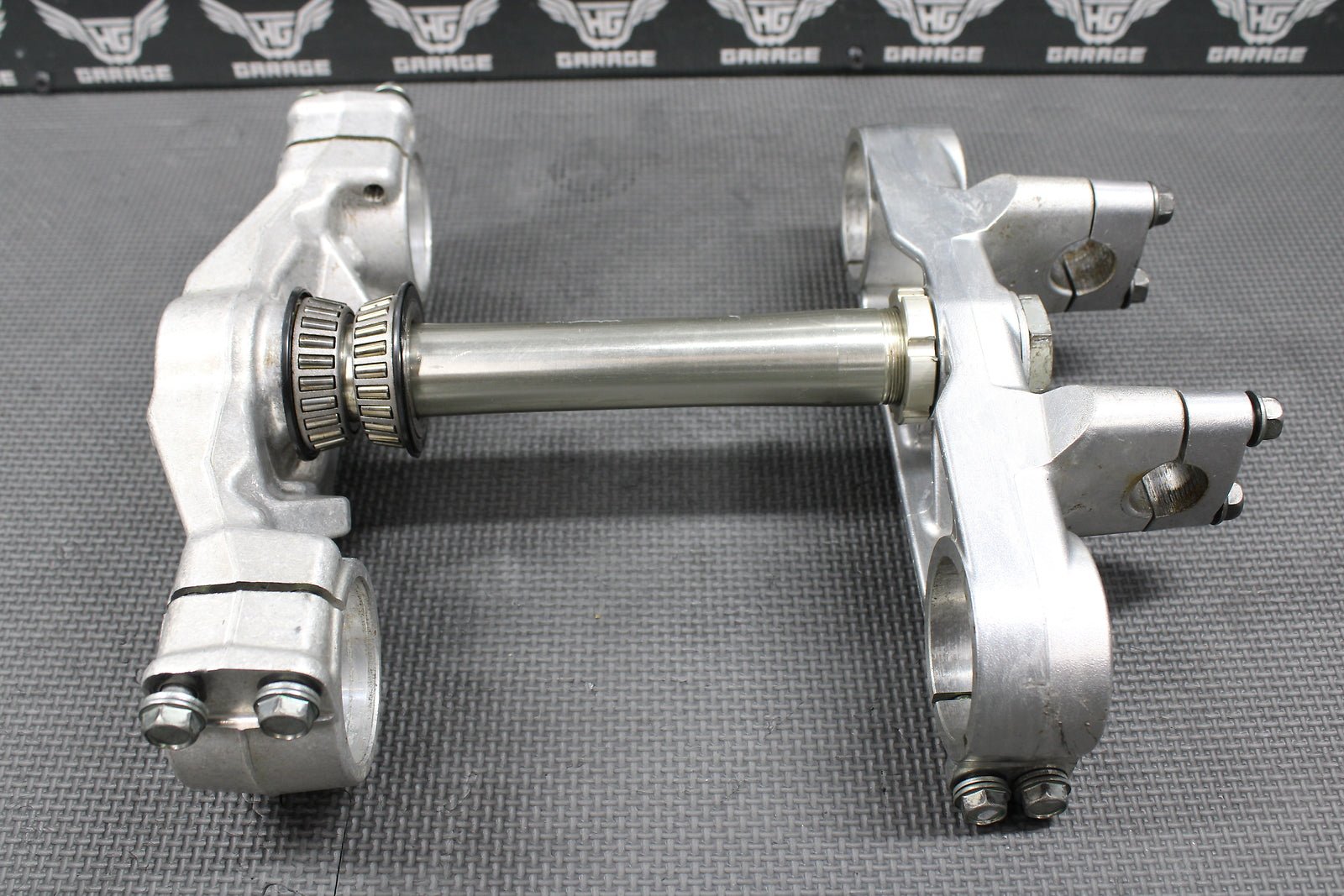 2000 SUZUKI 00 - 04 DRZ400 DRZ400E OEM FRONT FORKS TRIPLE TREE STEM BAR CLAMP NICE - hggarage