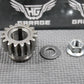 1992 1993 KAWASAKI KX125 OEM ENGINE CRANKSHAFT PRIMARY MAIN GEAR 16T 13097 - 1302 - hggarage