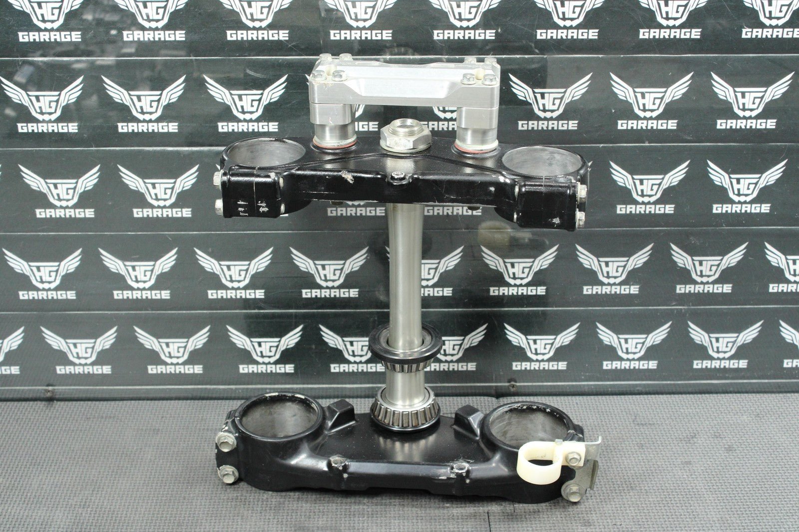 2011 KAWASAKI KX450F OEM FRONT FORKS LOWER UPPER TRIPLE TREE STEM CLAMP NICE! - hggarage