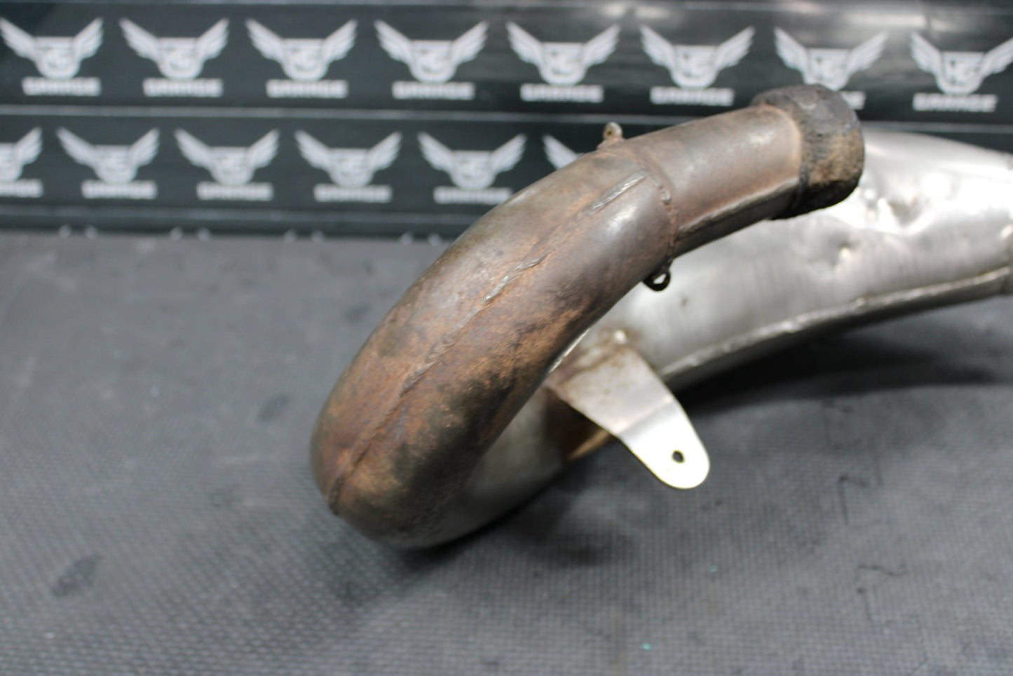 2000 Honda CR125R Fmf Gold Series Fatty Exhaust Pipe Chamber Header - hggarage